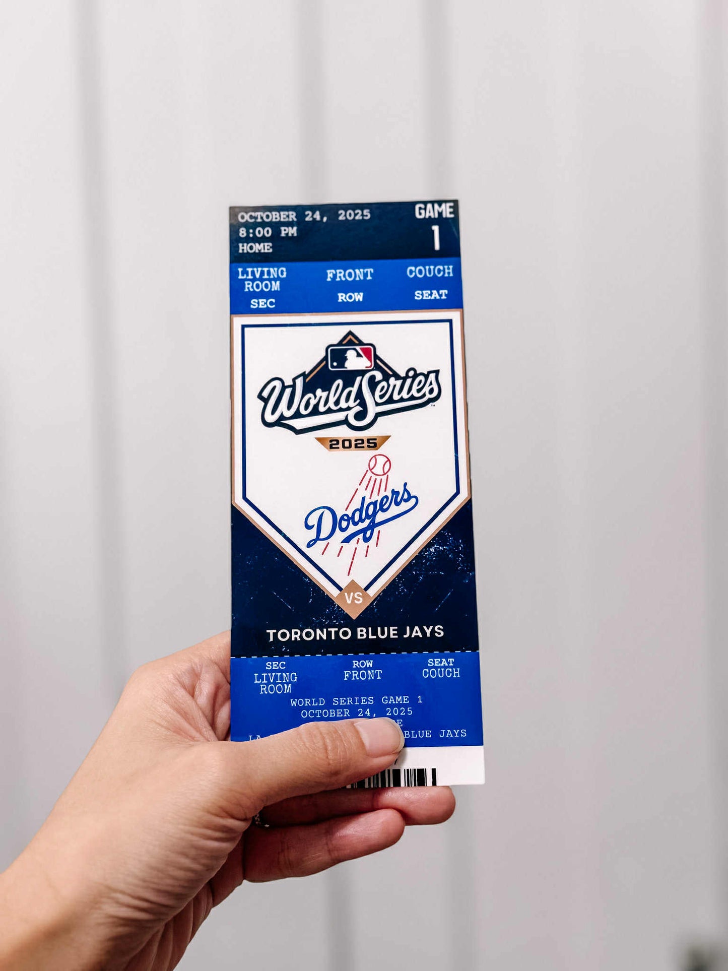 World Series 2025 (At-Home Viewing) Souvenir Ticket