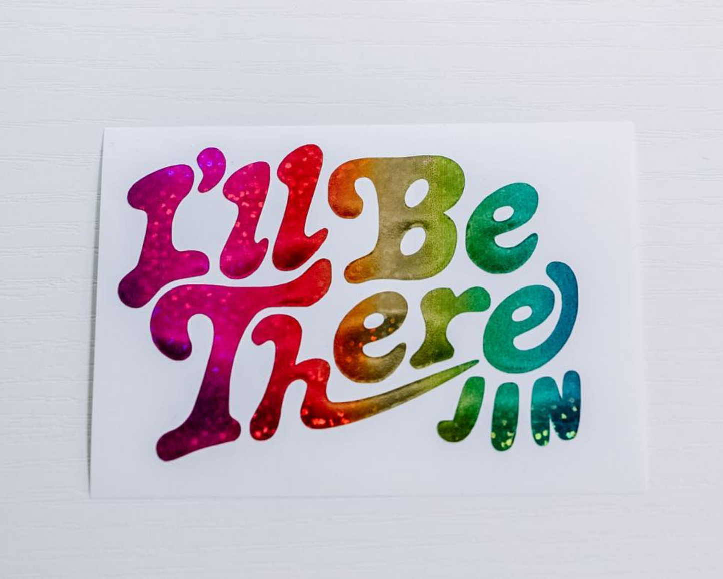I'll Be there-Jin Decal