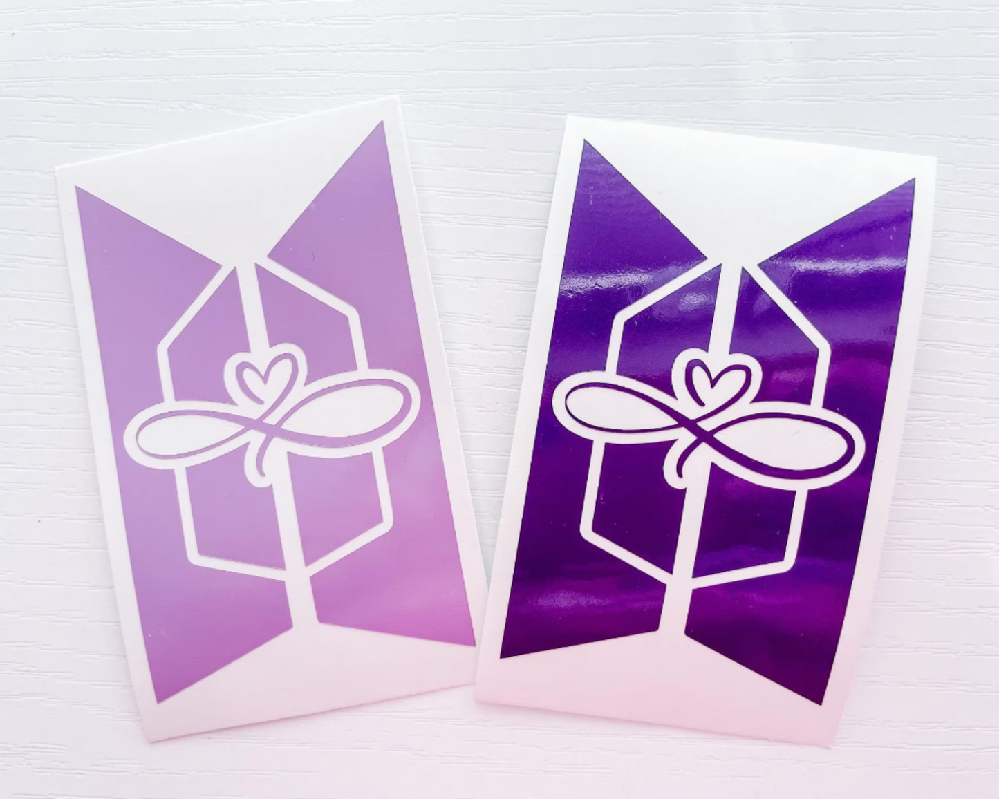 Logo Fusion with Infinity Heart Decal