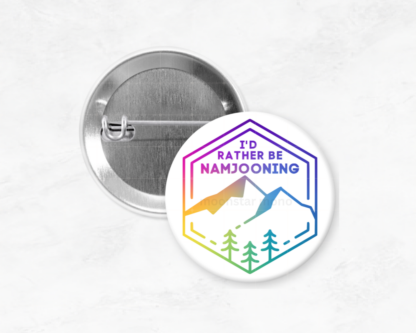 I'd Rather Be Namjooning Pin