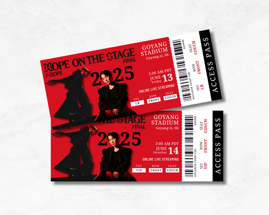 Personalized HOTS Concert Ticket - Live Stream Version