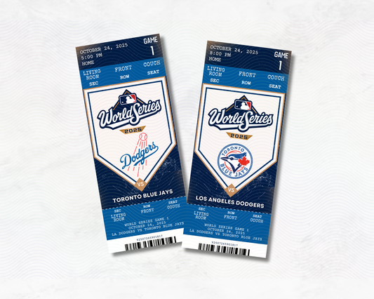 World Series 2025 (At-Home Viewing) Souvenir Ticket